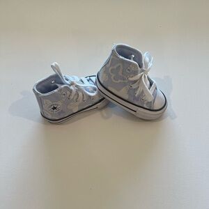 (Size 2) Converse Baby High-Top Sneakers in White